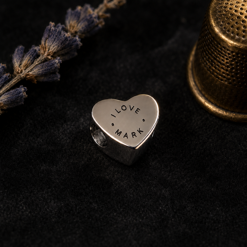 Mark Owen “I Love Mark” Rose Gold TT Charm