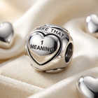 Take That “8 Letters, 3 Words, 1 Meaning” Heart Charm