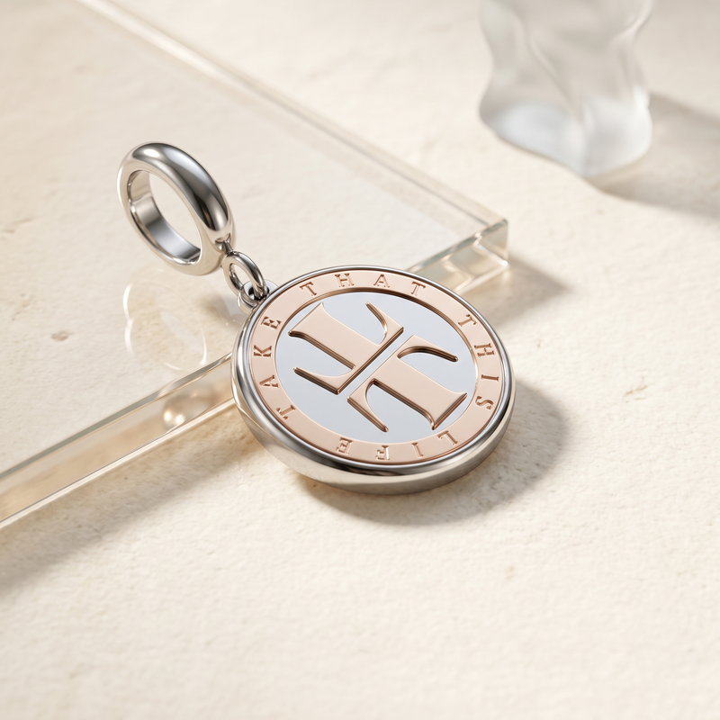 Take That This Life Two-Tone Rose Gold Dangle Charm