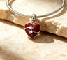 HUG Heart Charm